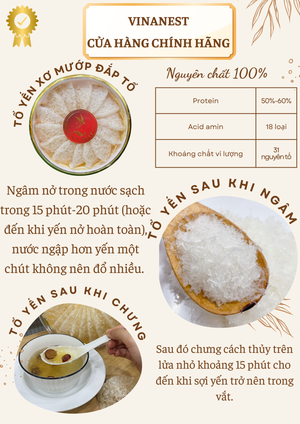 Vinanest Simply Swift 2 (Yến Sơ Mướp Đắp Tổ) 100GR 2