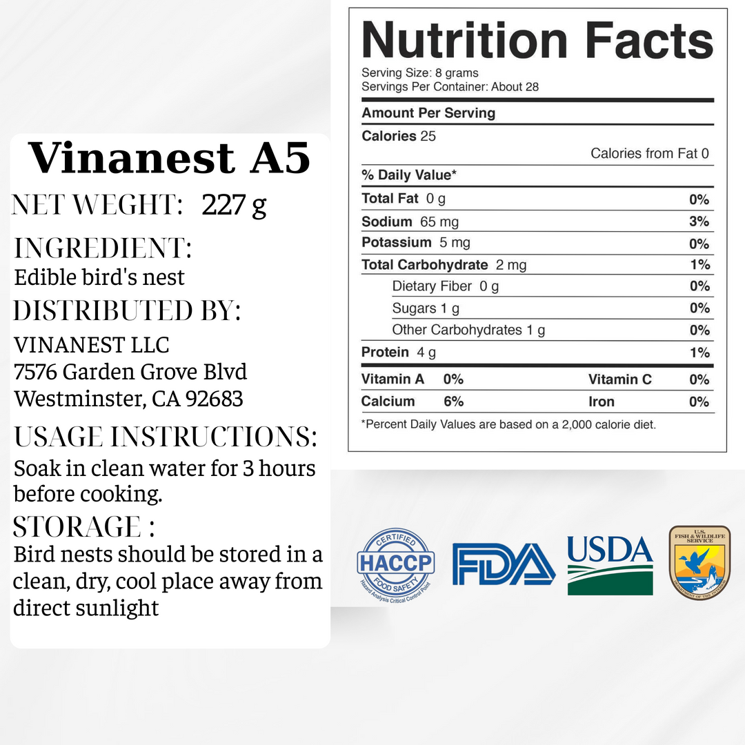 Vinanest A5 (Yên Rút Lông Ðịnh Hình) 227GR