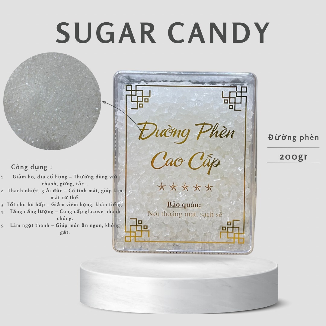ĐƯỜNG PHÈN (SUGAR CANDY) 200GR