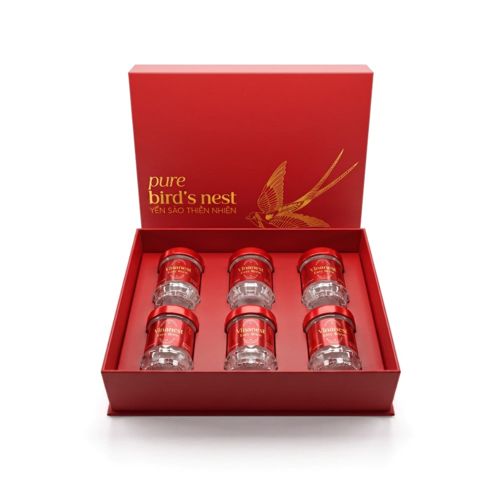 Yến Chưng Sẵn Easy Brew · Set 6 hũ
