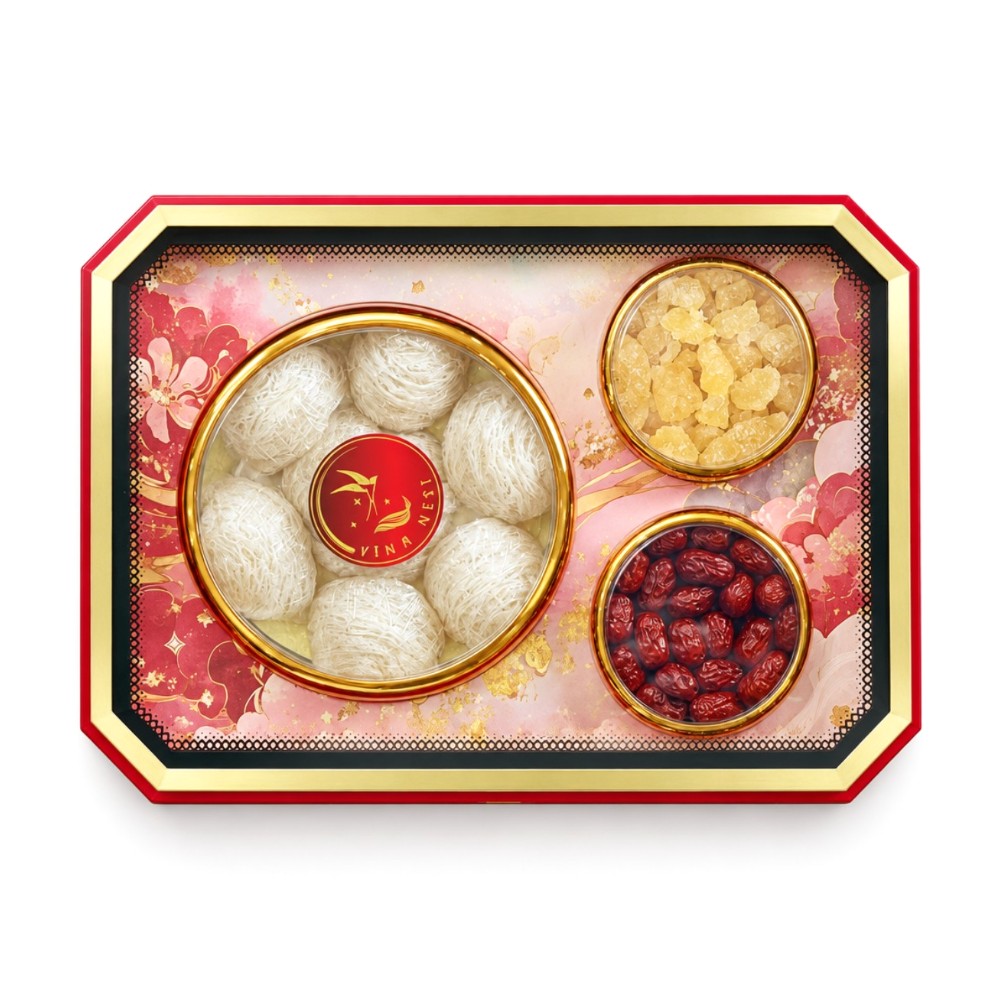 Yến Đảo Tinh Chế · Hộp quà 100g (1 lạng · 3.5 oz)